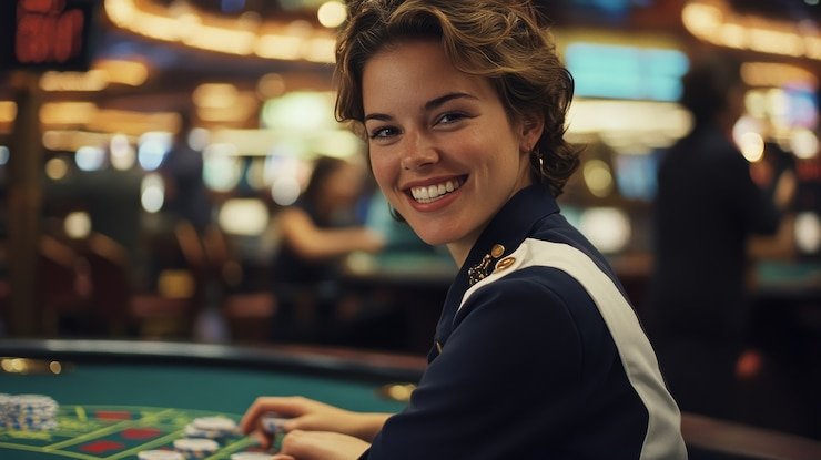 Interface live-dealer blackjack dan roulette di mobile site apek slot dengan dealer real-time